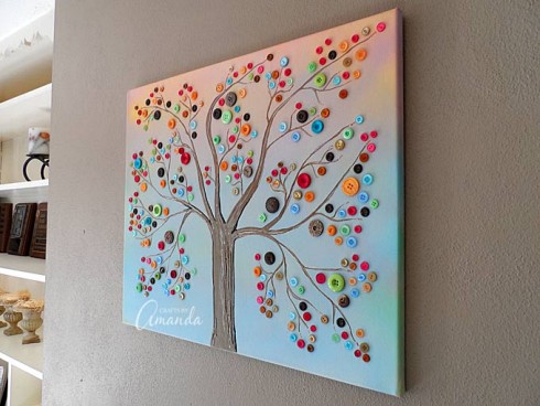 rainbow-button-tree
