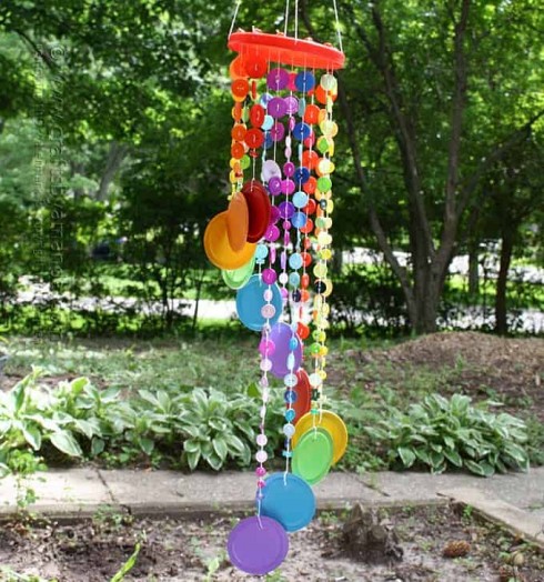 rainbow-button-wind-chime