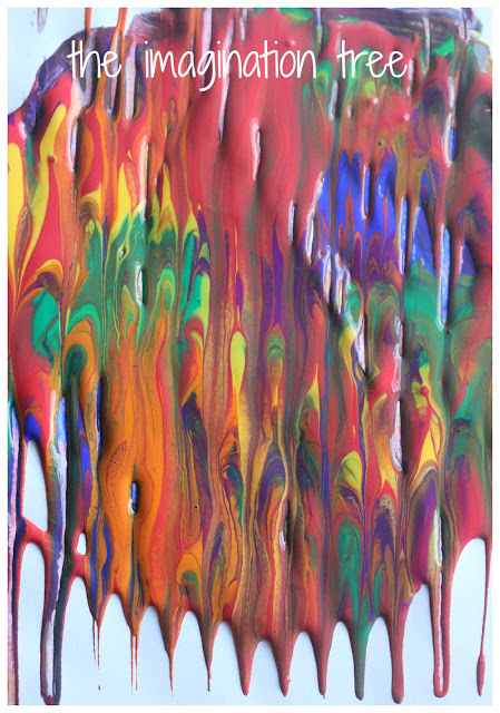 rainbow-comb-painting