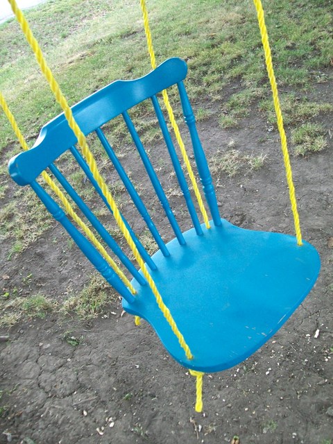 recycle-old-chair-to-swing