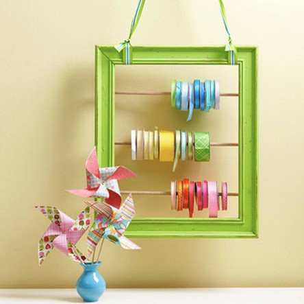 ribbon-organizer-repurposed-frame