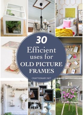 30 efficient uses for old picture frames
