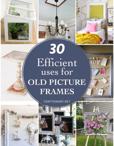 30 efficient uses for old picture frames