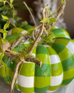 Buffalo-Plaid-Painted-Pumpkin