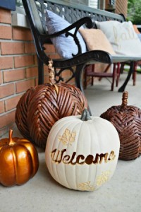 Carved-and-Etched-welcome-pumpkin