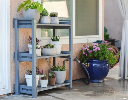 DIY-Outdoor-Plant-Shelf-small-garden-idea