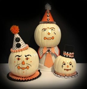 DIYVintageClownPumpkins