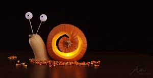 Snail-3D-pumpkin