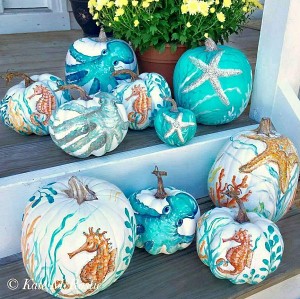 coastal-painted-pumpkins-designs