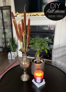 Bring outdoor DIY fall decor home with cattail plant