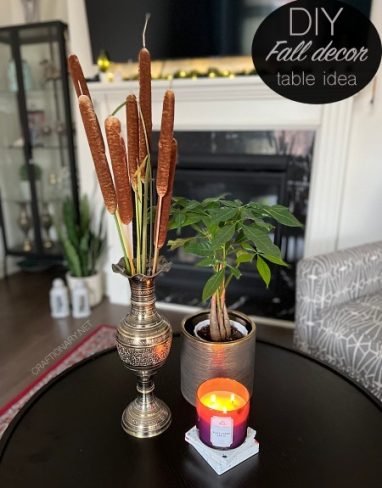 Bring outdoor DIY fall decor home with cattail plant