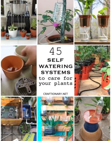 45 Self watering planters DIY ideas and tutorials