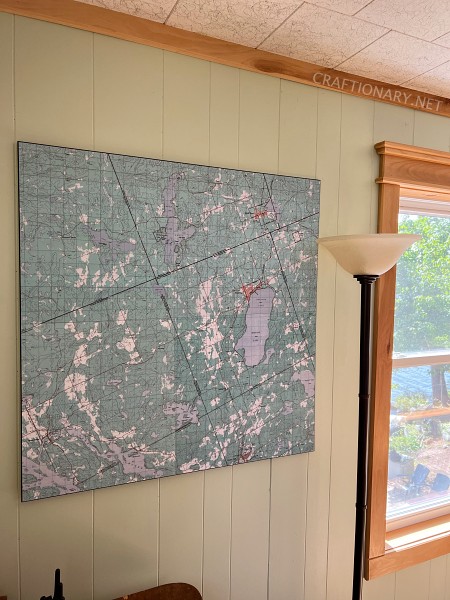 cozy-cottage-style-home-decor-ideas-world-map-wall-art