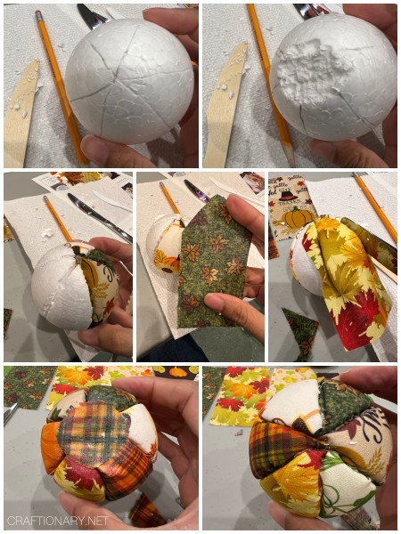 no-sew-fabric-pumpkin-styrofoam-pumpkin-crafts-autumn-crafts