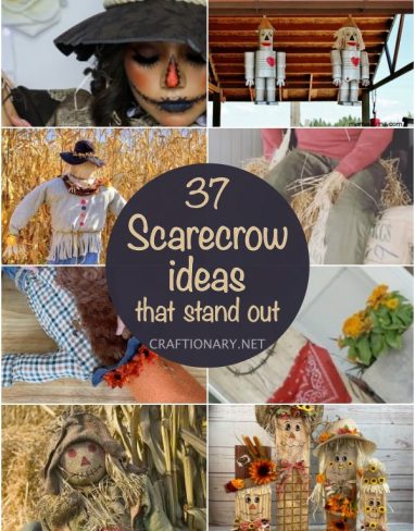 How to make a scarecrow that stands out ideas