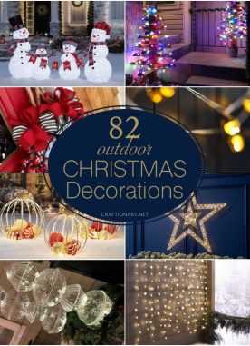 82 Holiday Outdoor Christmas Decorations Ideas