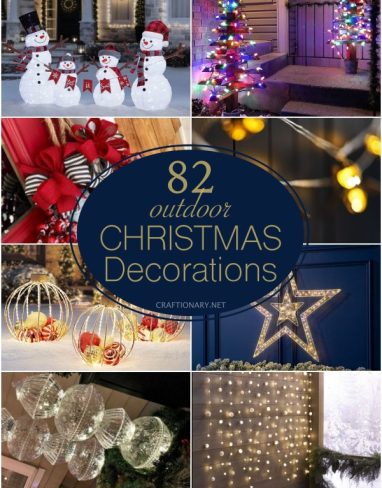 82 Holiday Outdoor Christmas Decorations Ideas