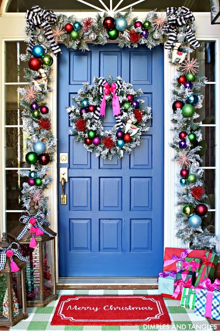 Front-Door-colorful-christmas-decor