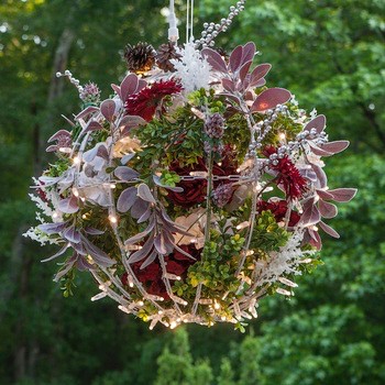 Floral Botanical Ball Spheres