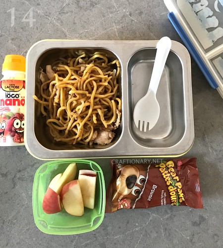 cold-lunch-idea-chowmein-sliced-apples-yogurt-brownie