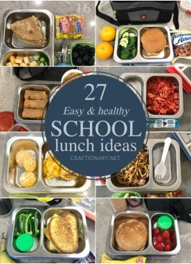 Easy and quick school lunch ideas for kids