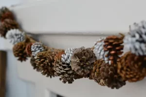 pine-cone-garland-on-fireplace