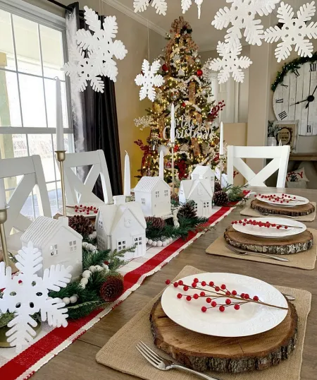 christmas-village-table-centerpiece