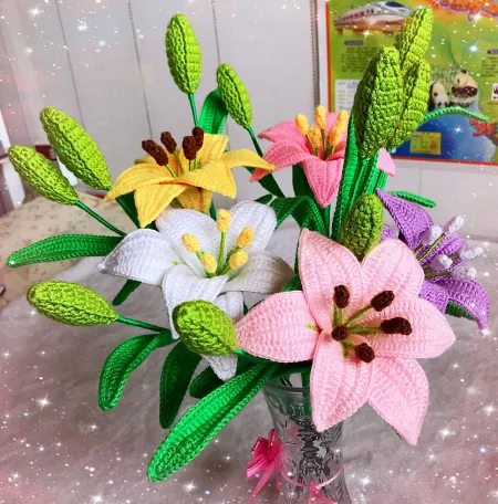 crochet-flowers-vase-diy
