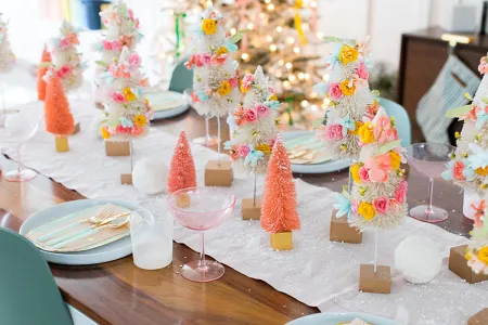 diy-Christmas-centerpiece-colorful