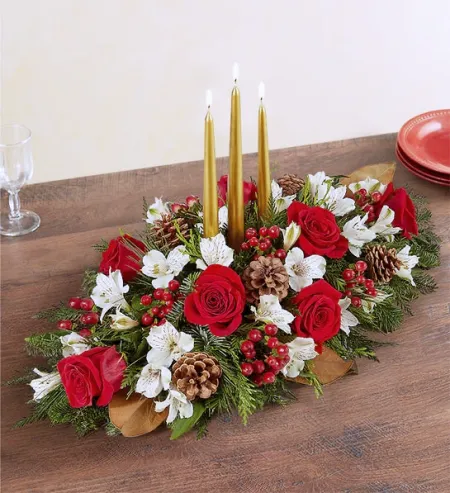 fresh-flowers-christmas-centerpiece