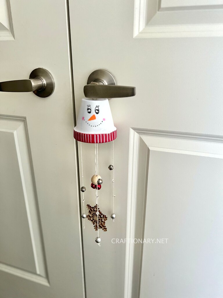 hanging-snowman-wind-chime-craft
