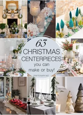 63 Glorious Christmas Centerpiece Ideas for less