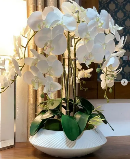 Buy Wholesale QI004521 34'' Metal Decorative Floor Vase Centerpiece Home  Decoration for Dried Flower and Artificial Floral Arrangements in Living  Room Decor, and Bedroom Decoration