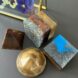 Beautiful glass paperweights with epoxy resin molds