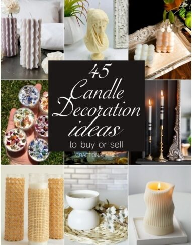 45 DIY Table Candle Decoration Ideas