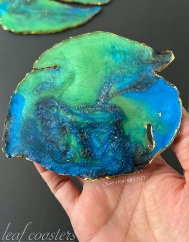 How to Make DIY Resin Coasters WITHOUT molds?