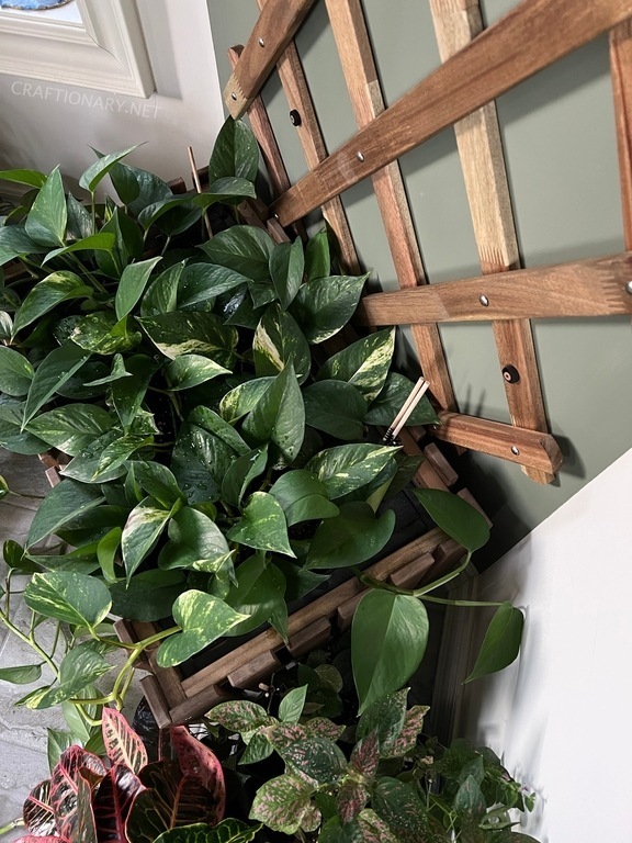 indoor-diy-planter-box-with-wood-trellis-for-houseplants