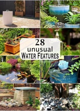 28 DIY Water Feature Ideas for your yard