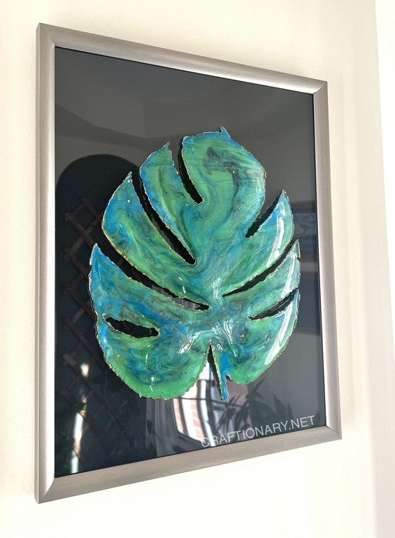 monstera-philodedron-leaf-resin-art
