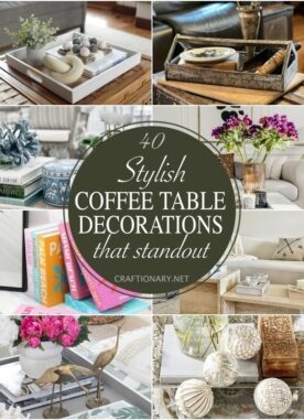 40 Stylish Coffee Table Decor Ideas that standout