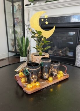 Easy DIY Ramadan Decor ideas – lantern and moon