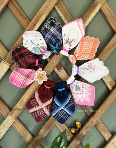 How to Make a Handkerchief Wreath