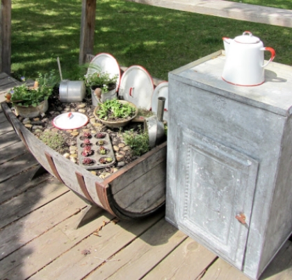 kitchen fairy garden