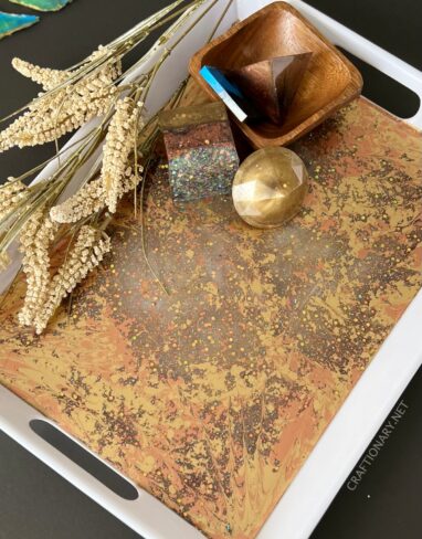 How to Make a Resin Tray DIY that Looks Classy