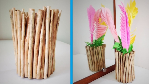 How To Make Beautiful Wooden Flower Vase