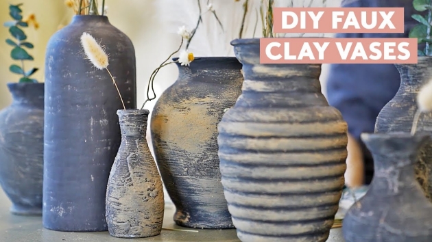 Upcycle Old Glass Vases Into Designer Dupe Ceramic Vases