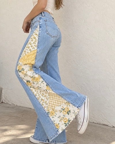 using-fabric-patches-to-make-patchork-fabric-flapper-jeans
