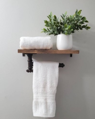 Hand Towel on Holder