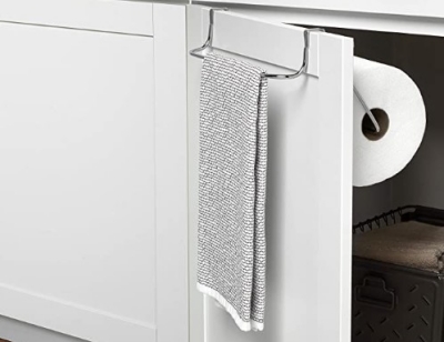 Under the sink Towel Bar for small bathroom.