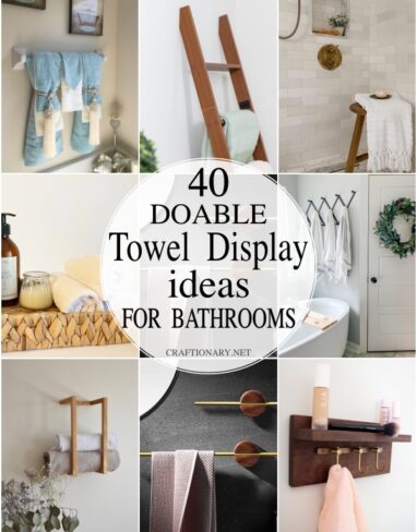 40 Best Towel Display Ideas for Bathroom